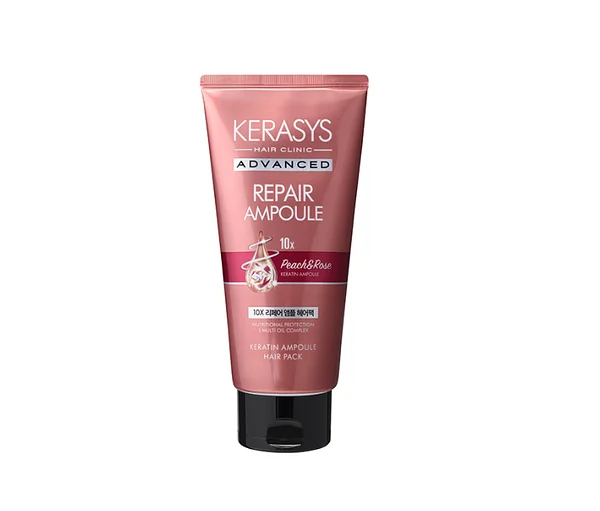 Kerasys Advanced 10X Repair Ampoule Hair Pack 300ml - Peach & Rose