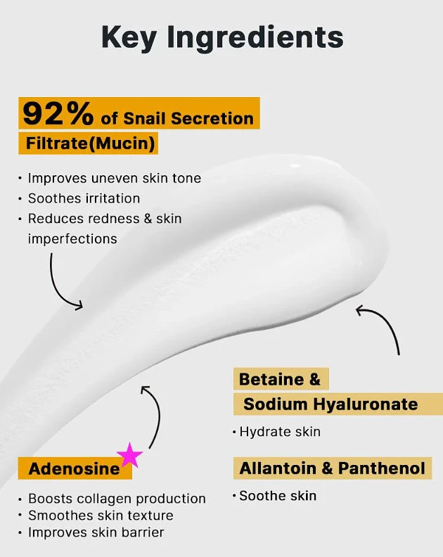 (COSRX) Advanced Snail 92 All in one Cream 100g