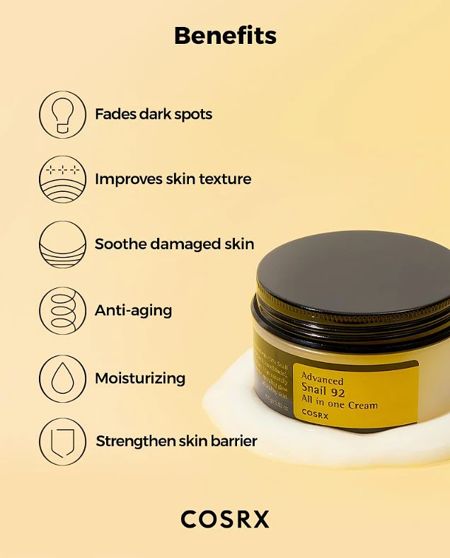 (COSRX) Advanced Snail 92 All in one Cream 100g