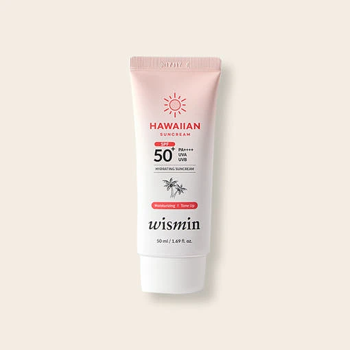 (WISMIN) Cotton Fruit Water Hawaiian Sun Cream 50ml