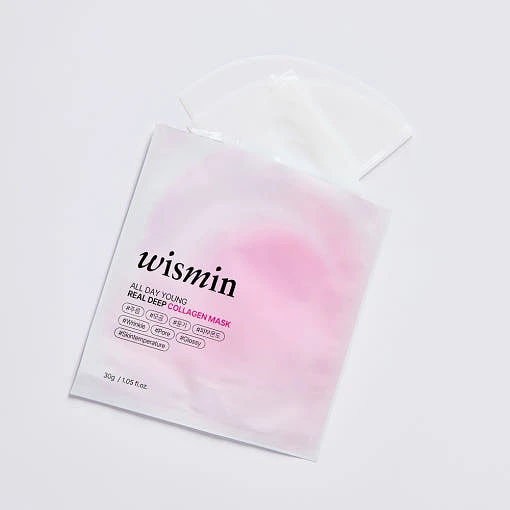 (WISMIN) All Day Young Real Deep Collagen Mask 1 Pack(4sheets)