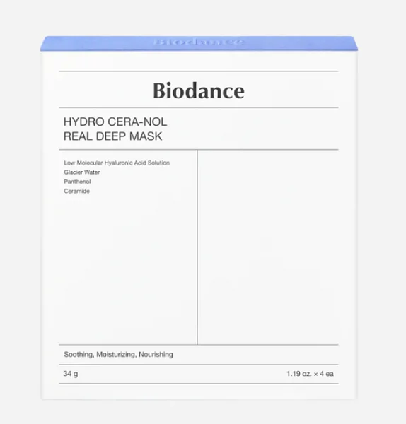 BIOCANCE Hydro Cera-nol Real Deep Mask 1 Pack(4 Sheets)