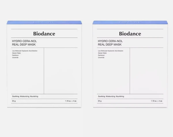 (BIODANCE) Hydro Cera-nol Real Deep Mask 2 Pack ( 8 Sheets)