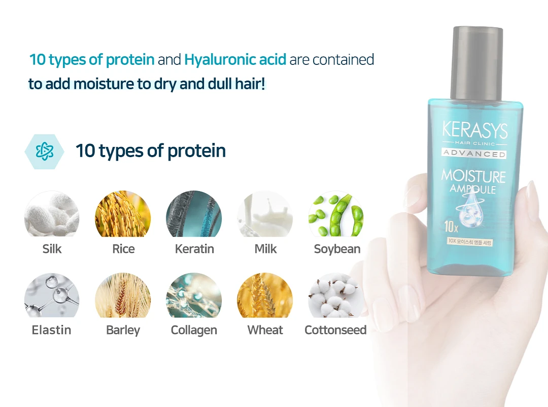 (Kerasys) Advanced 10X Repair Ampoule Serum 80ml - Moisture