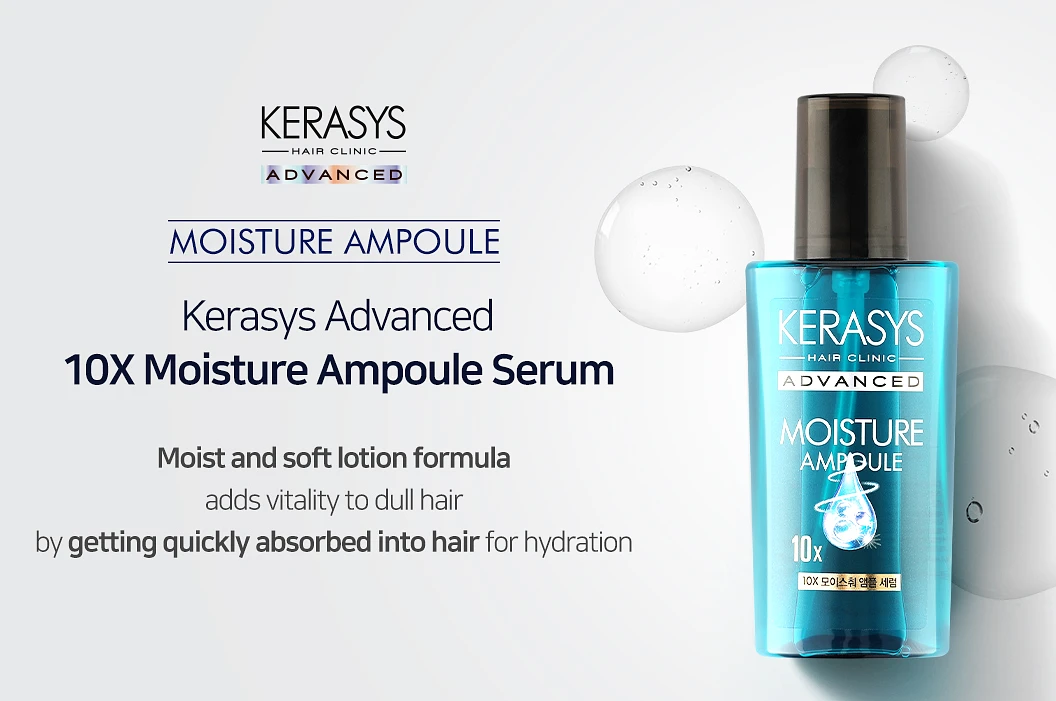 (Kerasys) Advanced 10X Repair Ampoule Serum 80ml - Moisture